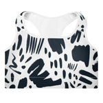 Monochrome (Padded Sports Bra - FB0016) - Trillii