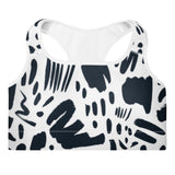 Monochrome (Padded Sports Bra - FB0016) - Trillii