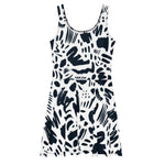 Monochrome (Skater Dress - FB0016) - Trillii