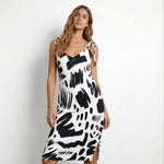Monochrome (Slip Dress - FB0016) - Trillii