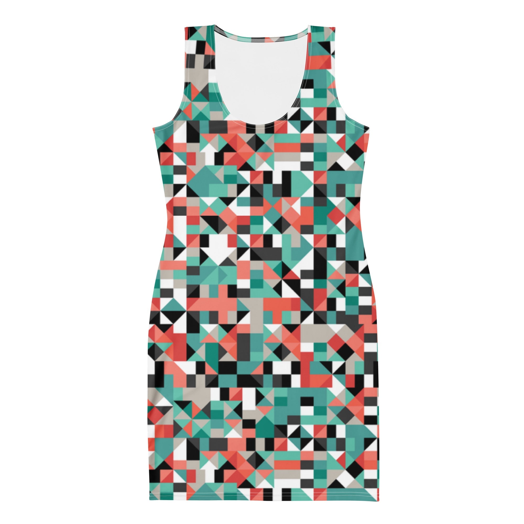 Mosaic Creations (Bodycon Dress - FB0081) - Trillii