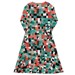 Mosaic Creations (Midi Dress - FB0081 ) - Trillii