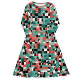Mosaic Creations (Midi Dress - FB0081 ) - Trillii