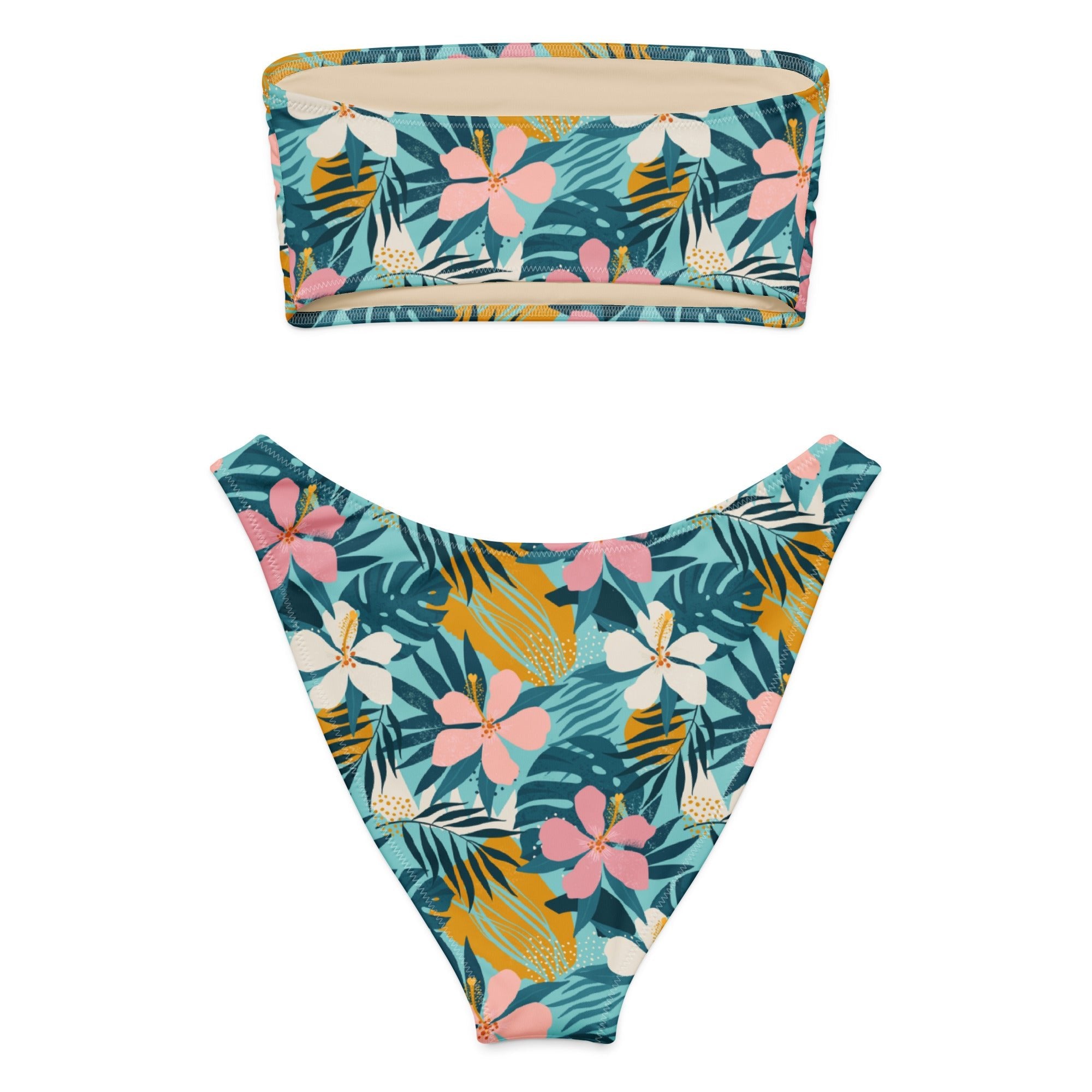 New SZN (Bandeau Bikini Set - FB0061) - Trillii