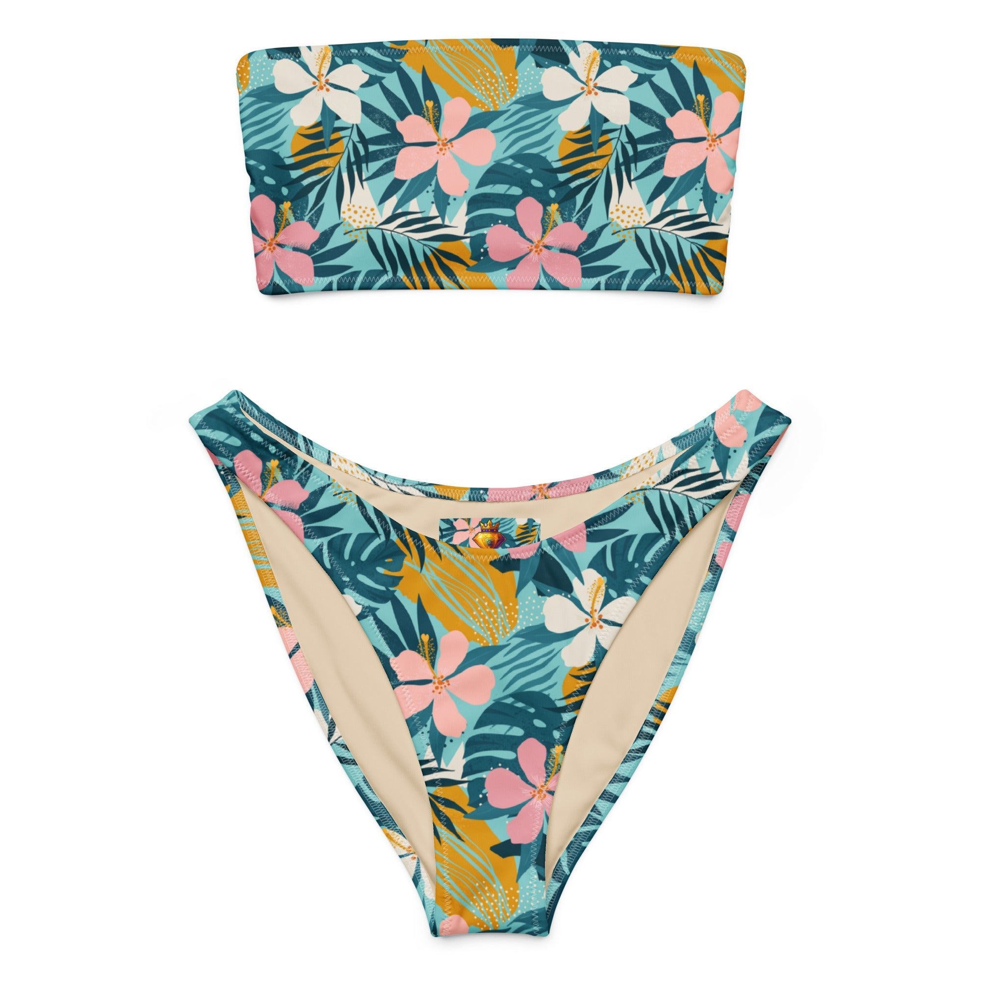 New SZN (Bandeau Bikini Set - FB0061) - Trillii