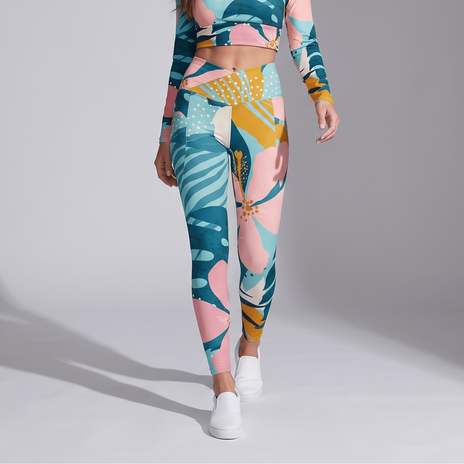 New SZN (Crossover Leggings w/ pockets - FB0061) - Trillii
