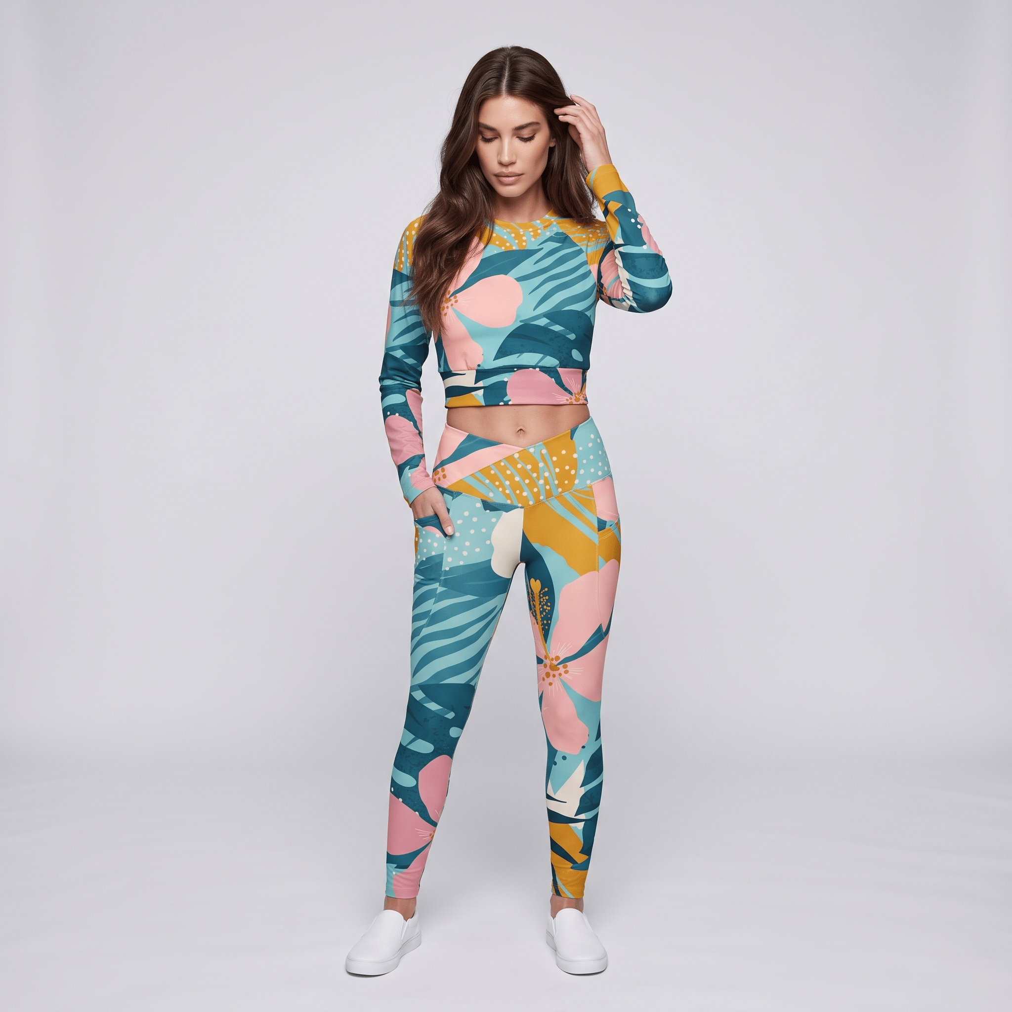 New SZN (Long-sleeve Crop Top - FB0061) - Trillii