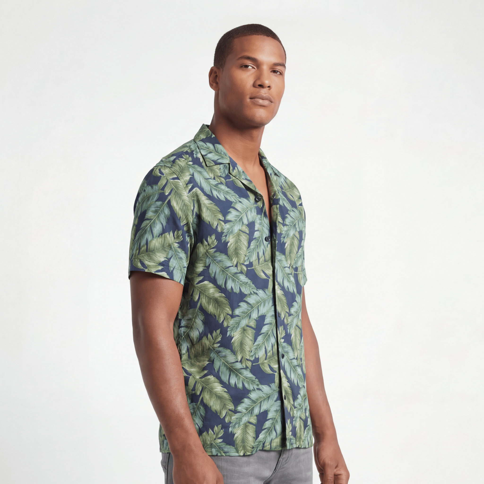 Not Greener (Button Shirt - FB0063) - Trillii
