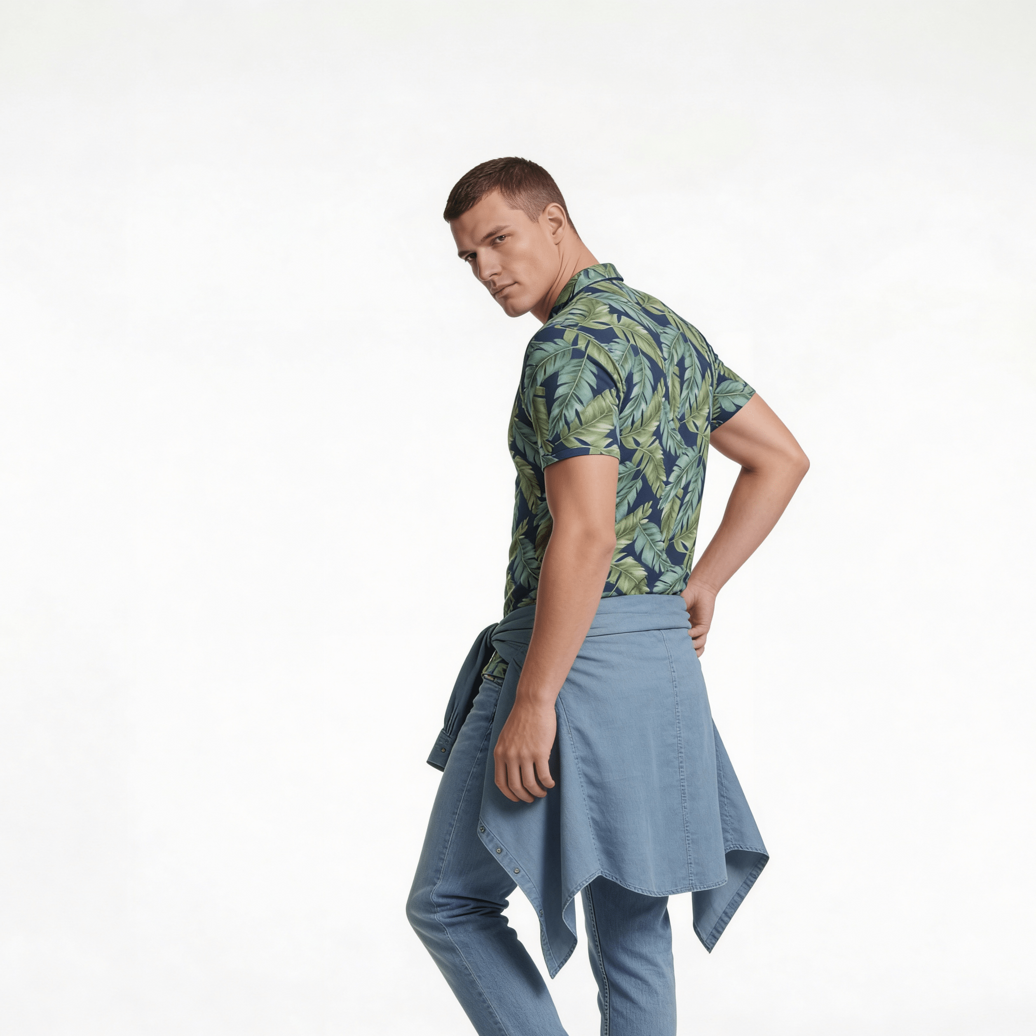 Not Greener (Slim Fit Polo - FB0063) - Trillii