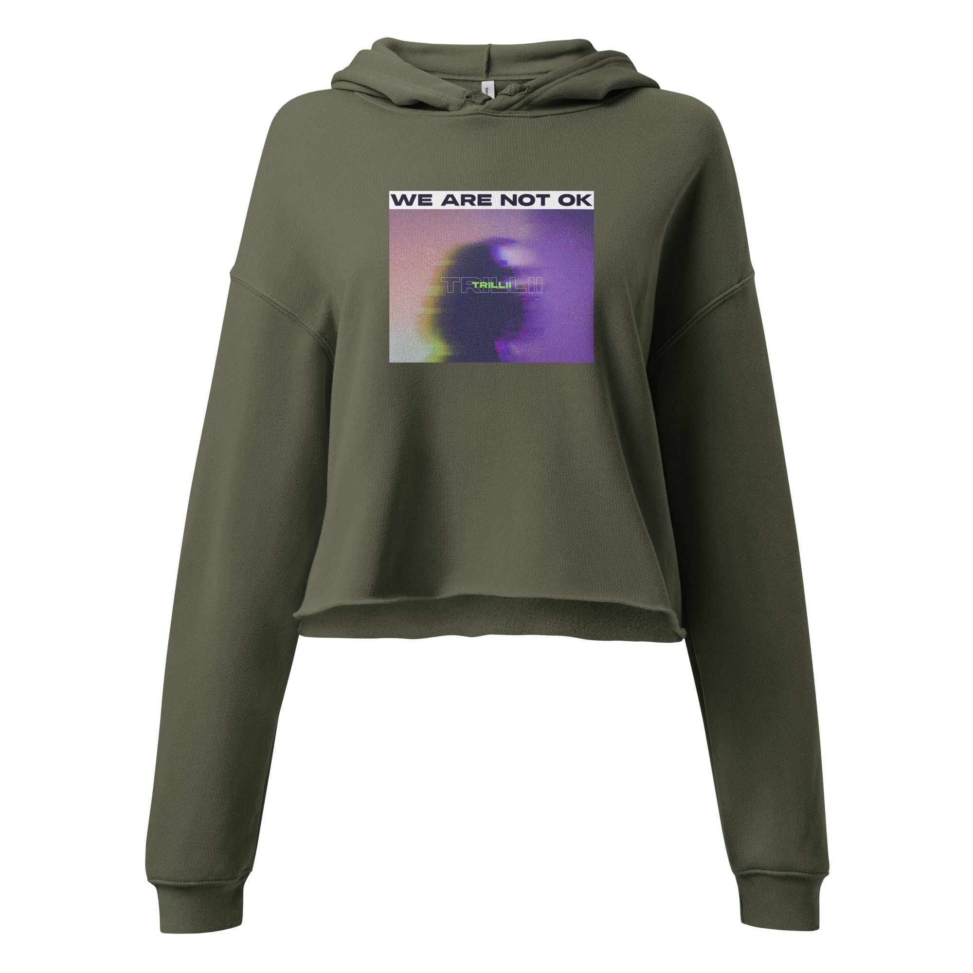 Not Ok (Crop Hoodie) - Trillii