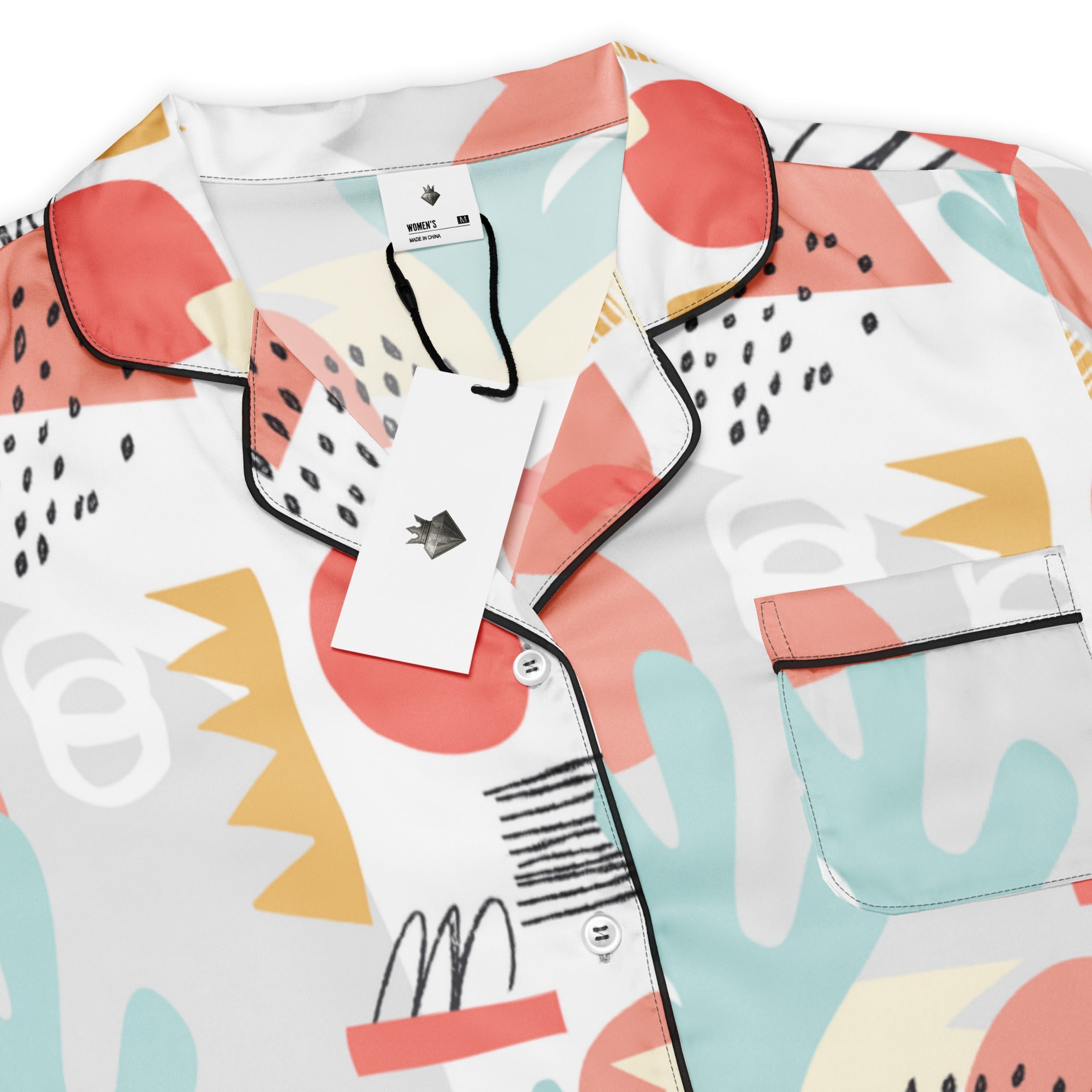 Passion Fruit (Pajama Shirt (Short) - FB0074) - Trillii