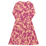 Pink Shade (Midi Dress - FB0089) - Trillii