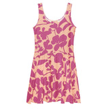 Pink Shade (Skater Dress - FB0089) - Trillii
