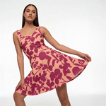 Pink Shade (Skater Dress - FB0089) - Trillii