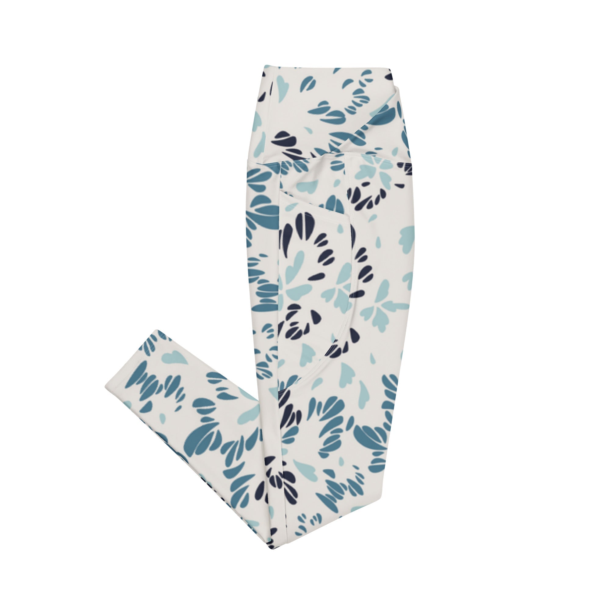 Power Bloom (Crossover Leggings w/pockets - FB0013) - Trillii