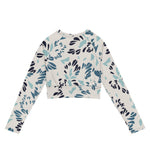 Power Bloom (Long Sleeve Cropped Top - FB0013) - Trillii