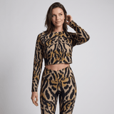 Primal (Long Sleeve Cropped Top - FB0060) - Trillii