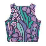 Purple Jungle (Crop Top - FB0027) - Trillii