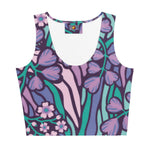 Purple Jungle (Crop Top - FB0027) - Trillii