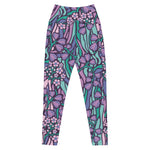 Purple Jungle (Crossover Leggings w/ pockets - FB0027) - Trillii
