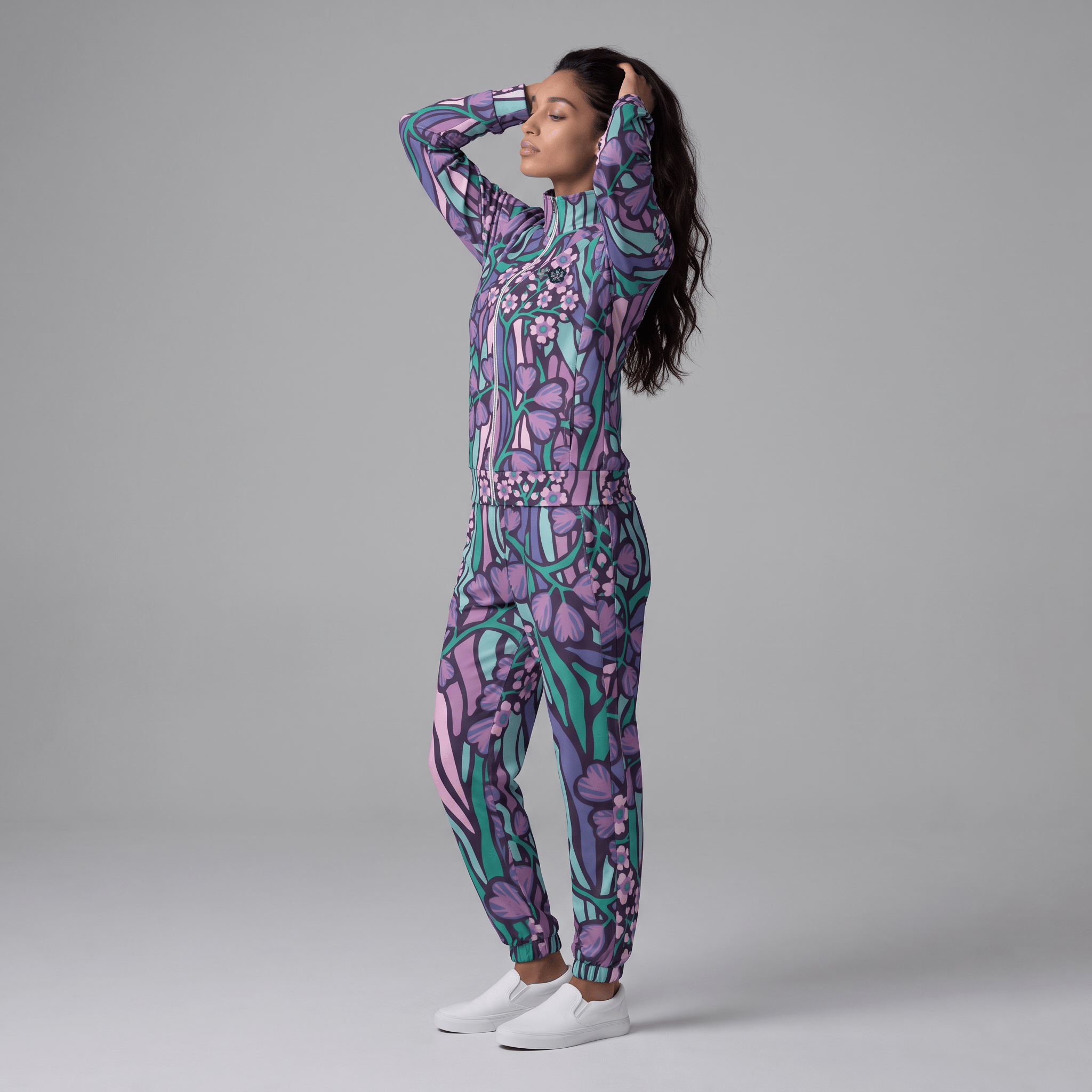 Purple Jungle (Unisex Track Jacket) - Trillii