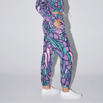 Purple Jungle (Unisex track pants - FB0027) - Trillii
