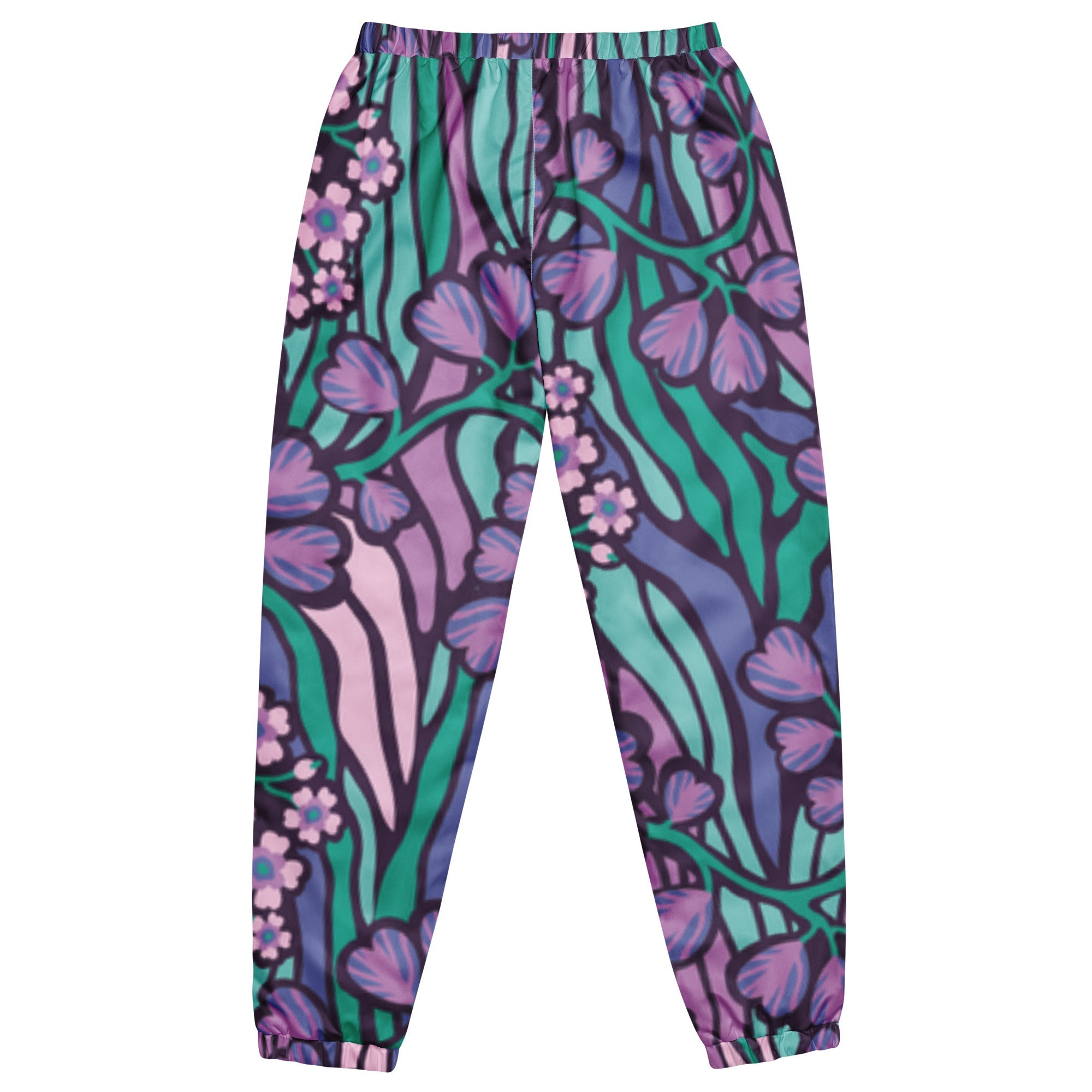 Purple Jungle (Unisex track pants - FB0027) - Trillii