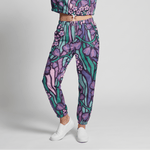 Purple Jungle (Unisex track pants - FB0027) - Trillii