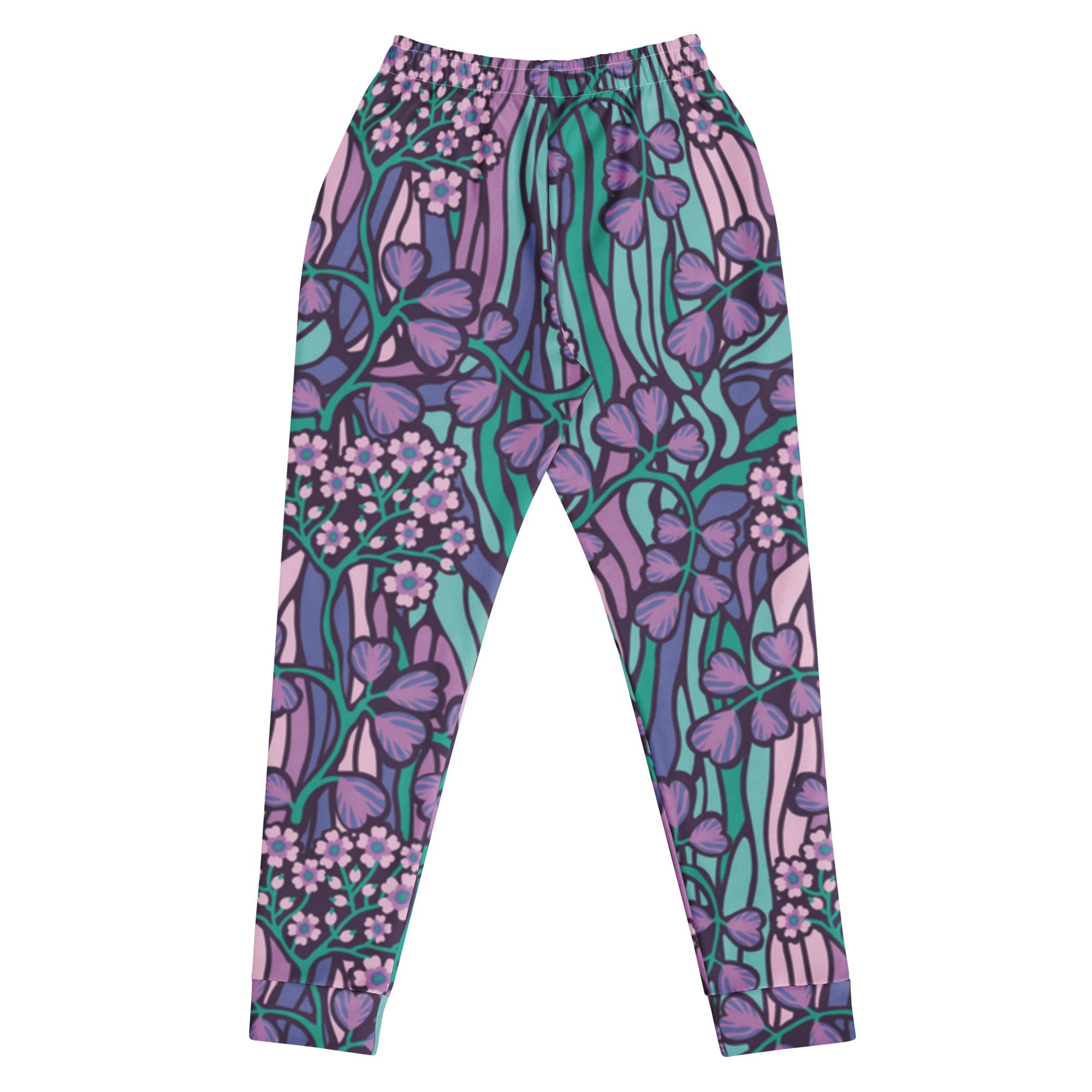 Purple Jungle (Women's Joggers - FB0027) - Trillii