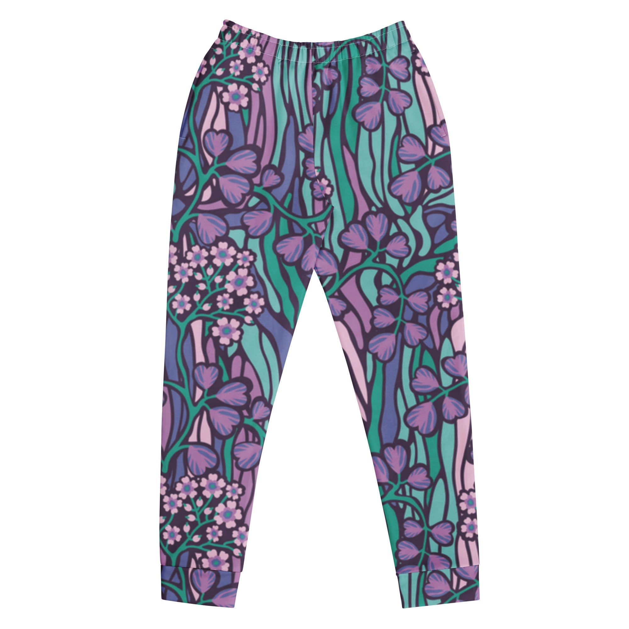 Purple Jungle (Women's Joggers - FB0027) - Trillii