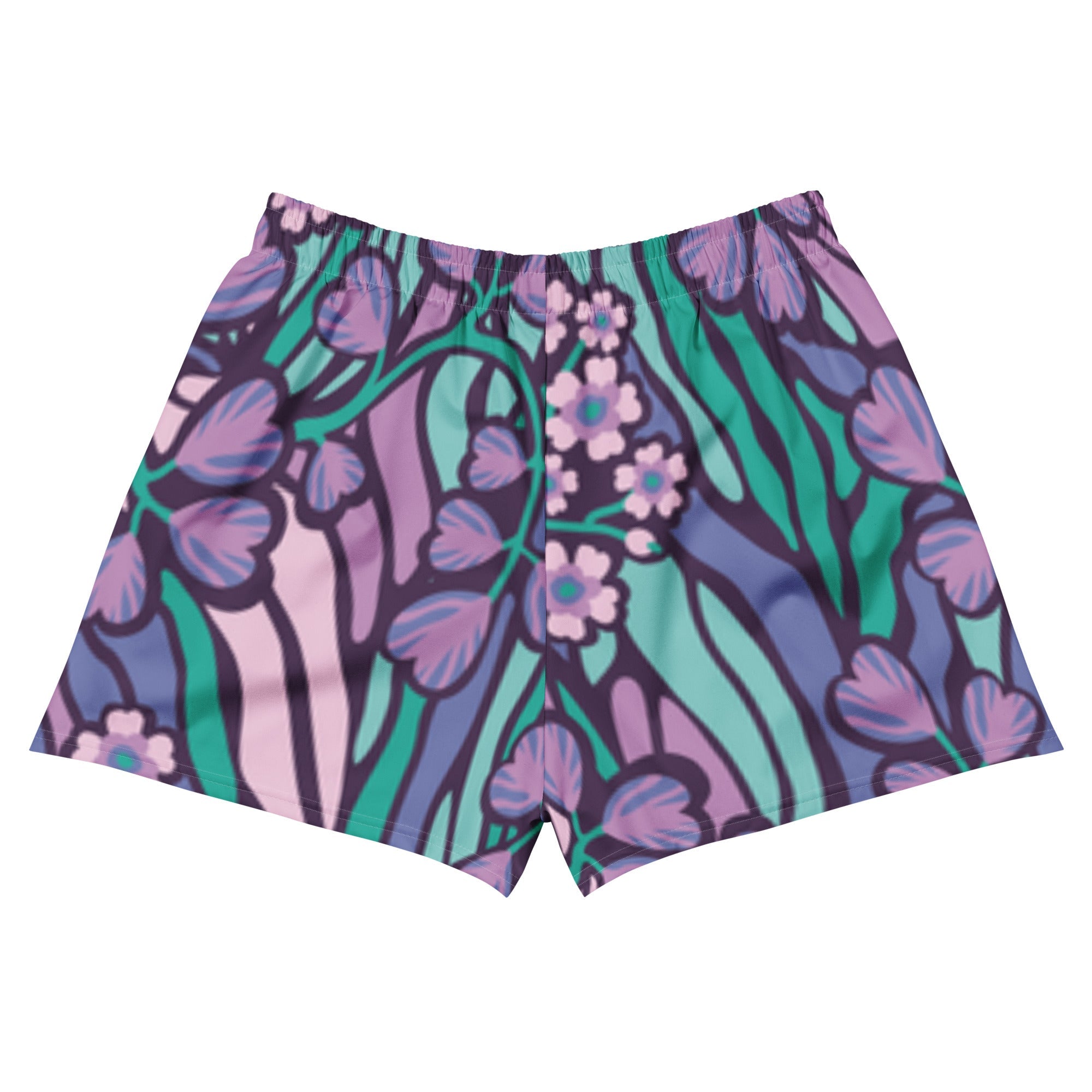 Purple Jungle (Women's Shorts - FB0027) - Trillii