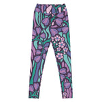 Purple Jungle (Yoga Leggings - FB0027) - Trillii