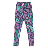 Purple Jungle (Yoga Leggings - FB0027) - Trillii
