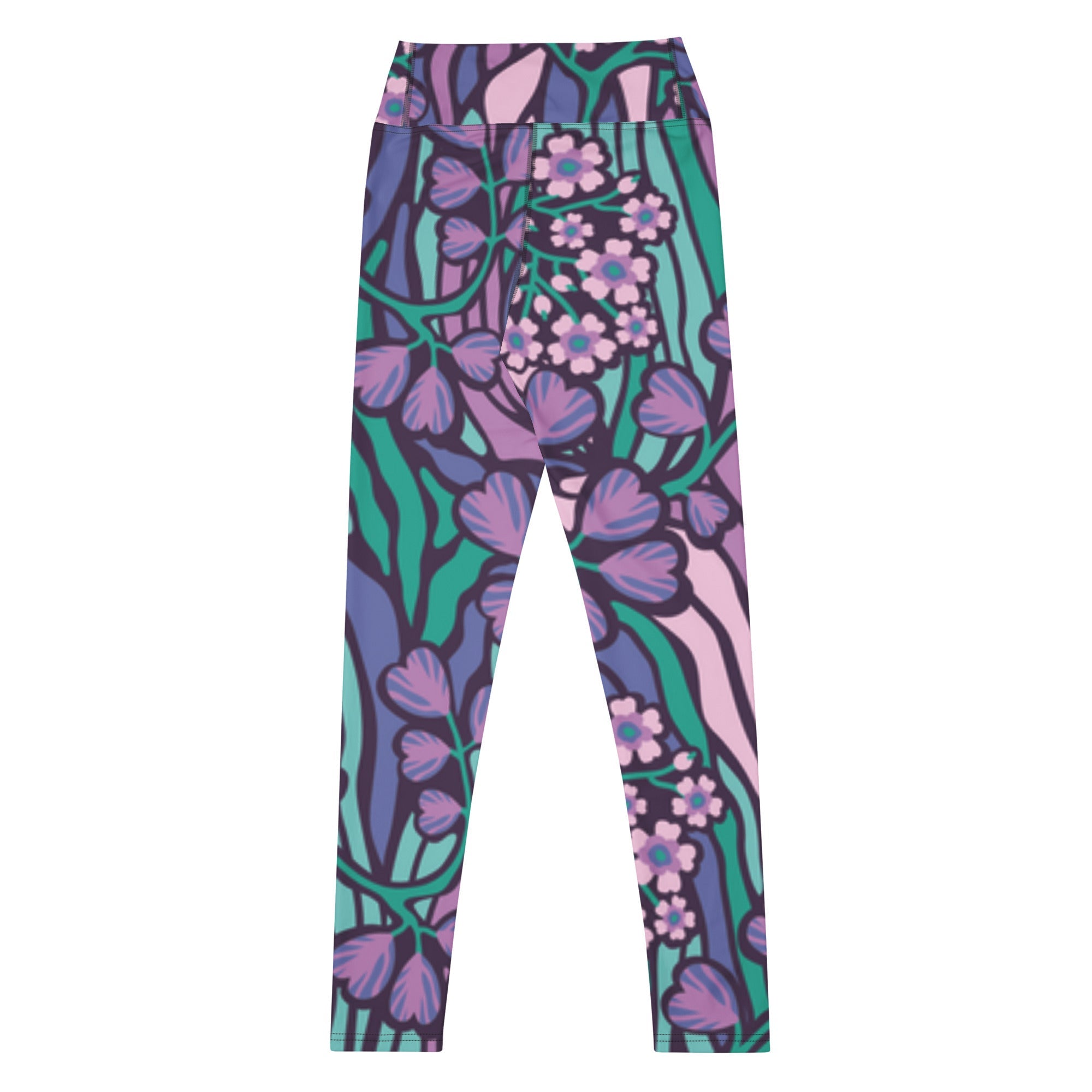 Purple Jungle (Yoga Leggings - FB0027) - Trillii