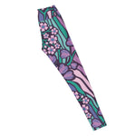 Purple Jungle (Yoga Leggings - FB0027) - Trillii