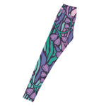 Purple Jungle (Yoga Leggings - FB0027) - Trillii