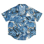 Rough Water (Pajama Shirt (Short) - FB0076) - Trillii