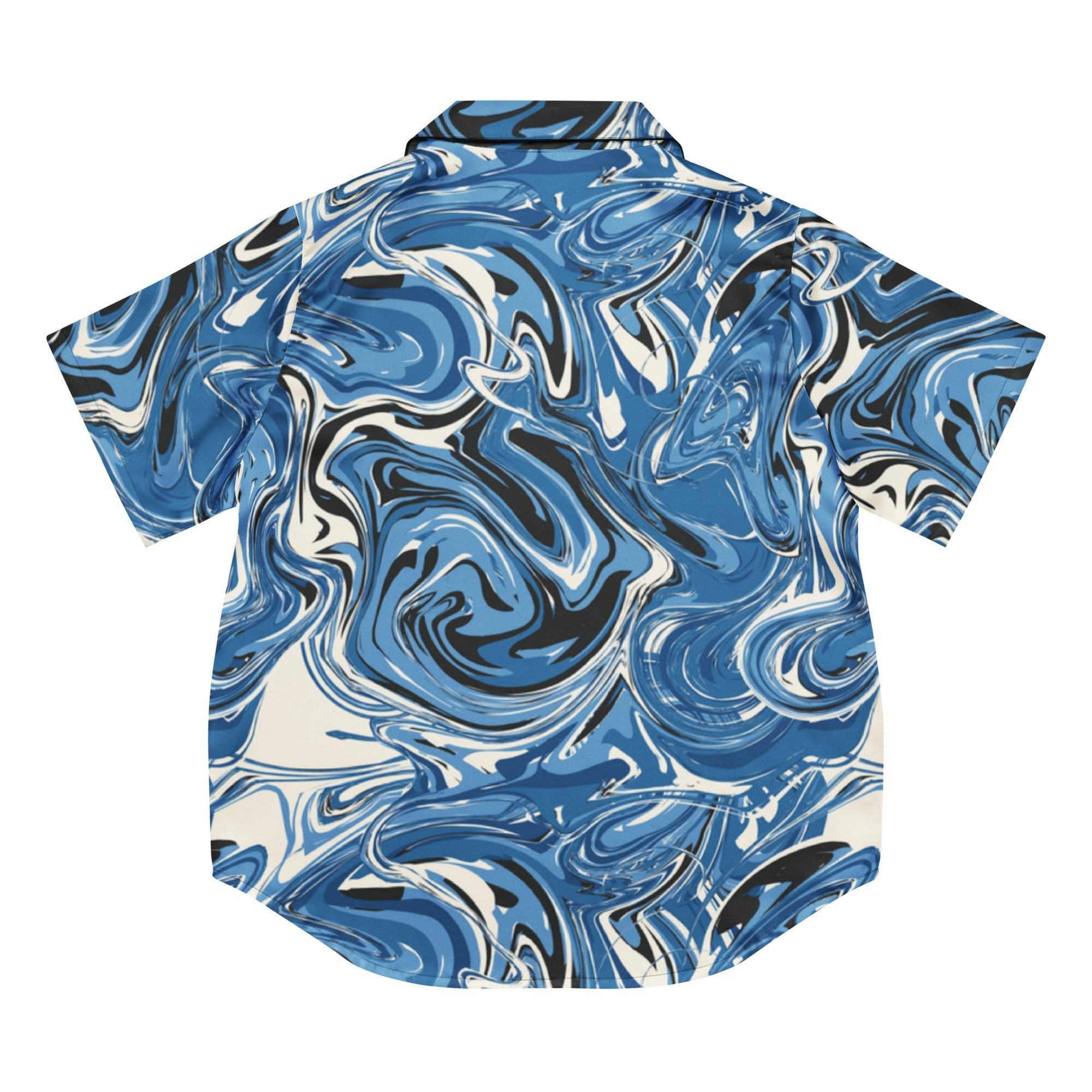 Rough Water (Pajama Shirt (Short) - FB0076) - Trillii