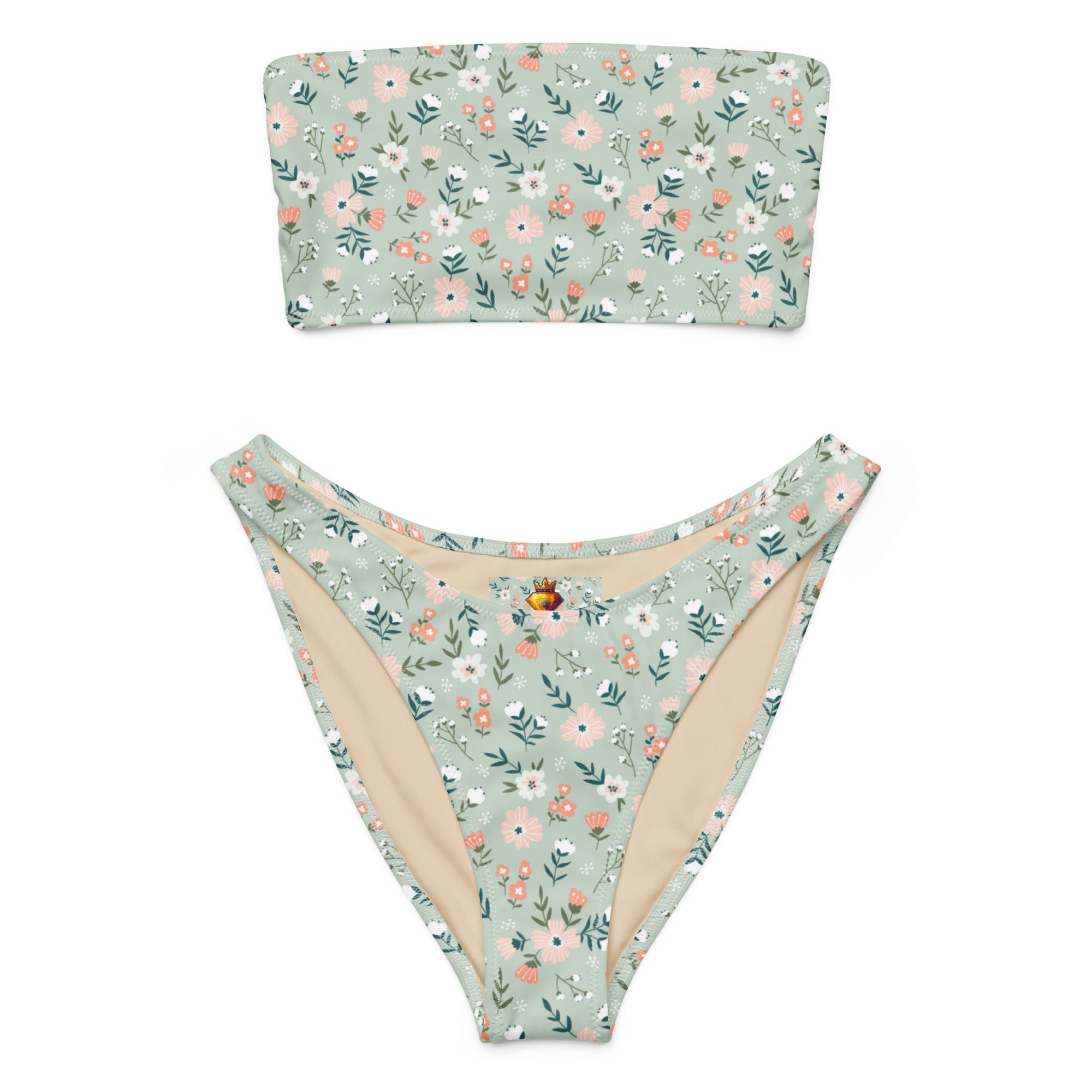 Sage Spring (Bandeau Bikini Set - FB0110) - Trillii