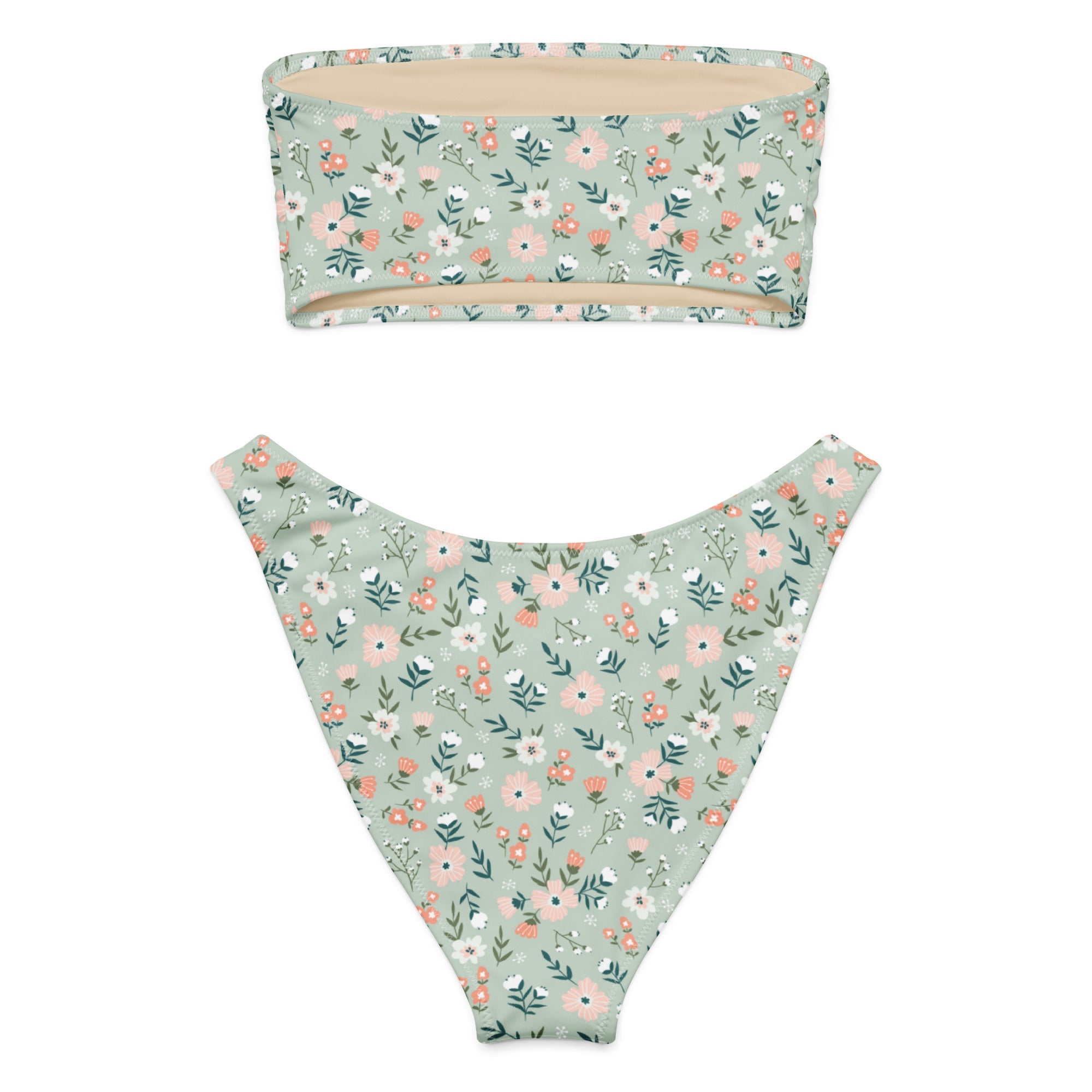 Sage Spring (Bandeau Bikini Set - FB0110) - Trillii