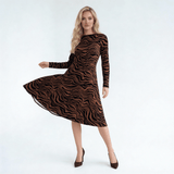 Savage (Midi Dress - FB0087) - Trillii