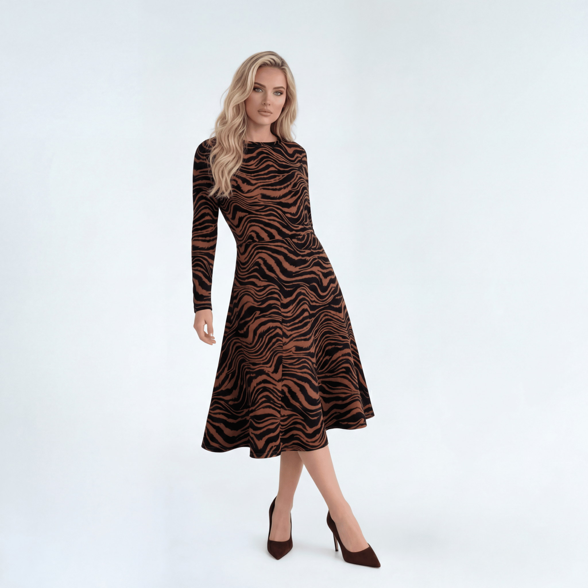 Savage (Midi Dress - FB0087) - Trillii