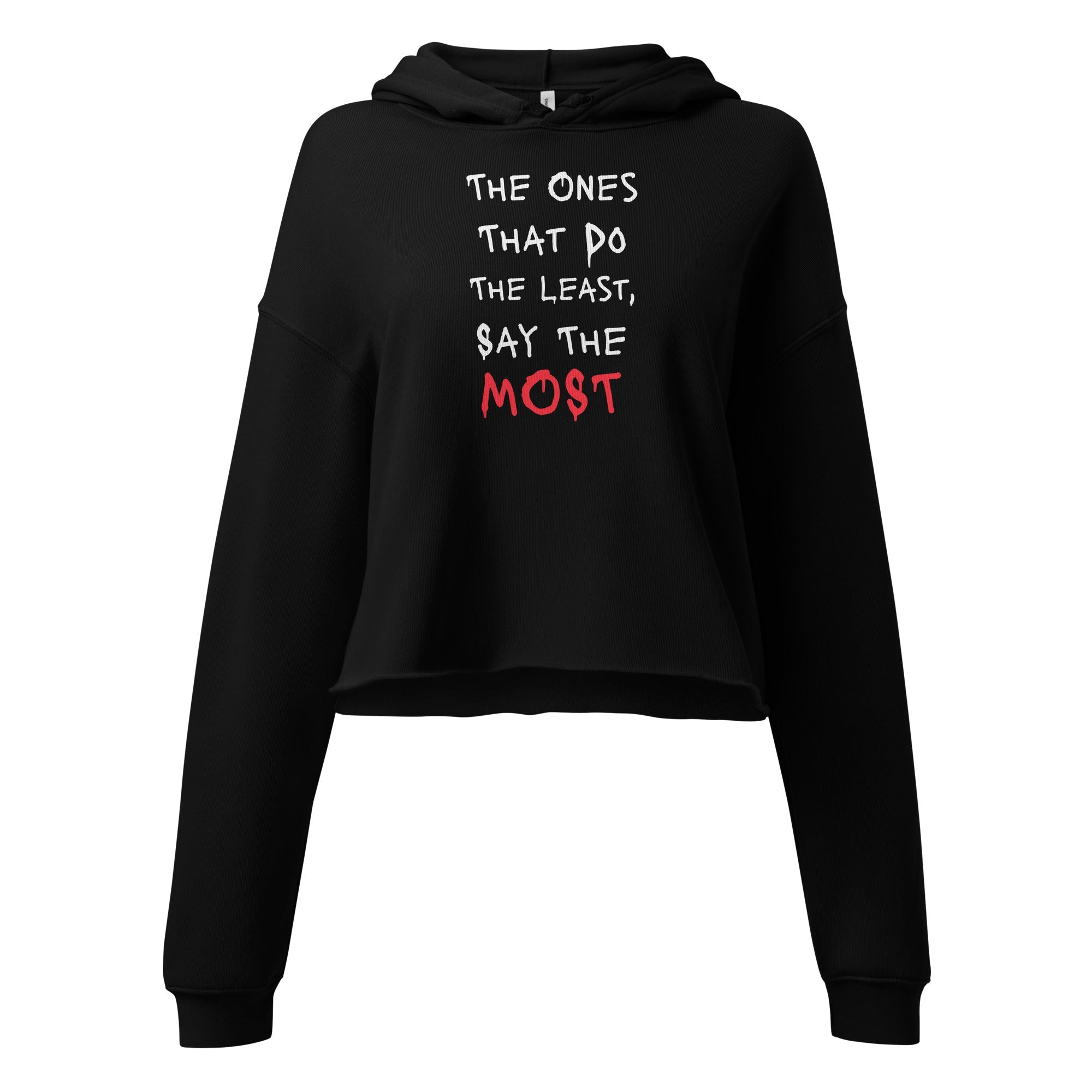 Say Less (Crop Hoodie) - Trillii