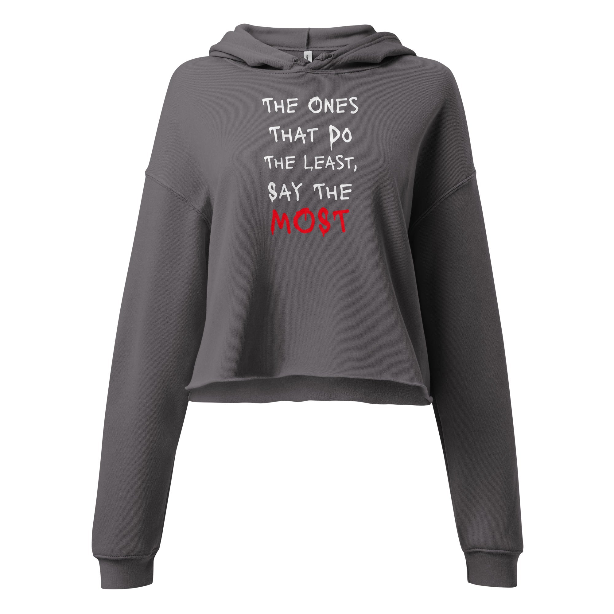 Say Less (Crop Hoodie) - Trillii