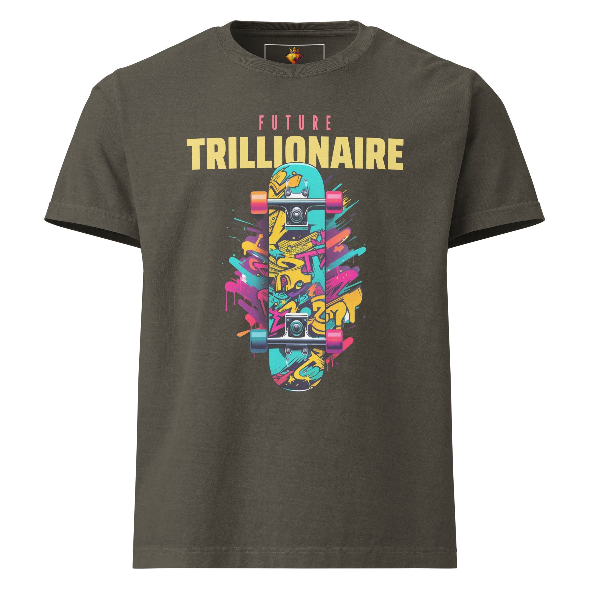 Skateboard FT (Oversized T-Shirt - FB0125) - Trillii