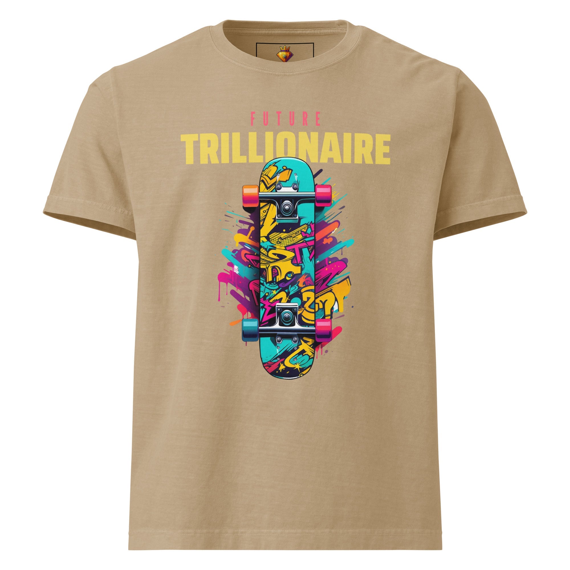 Skateboard FT (Oversized T-Shirt - FB0125) - Trillii