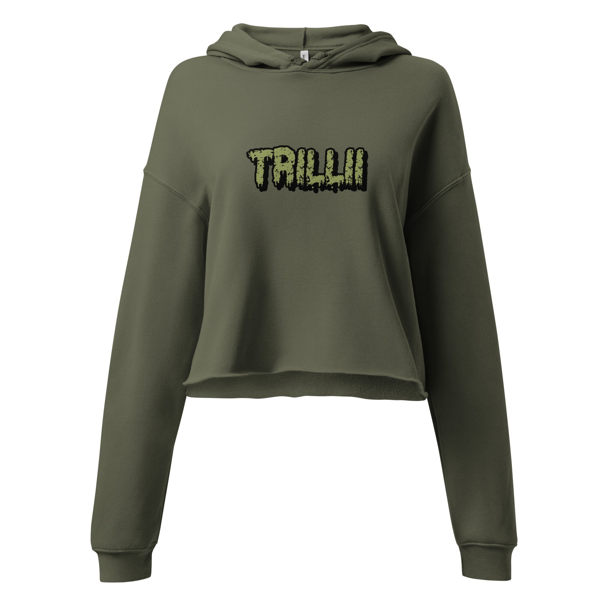Slime (Crop Hoodie - FB0102) - Trillii