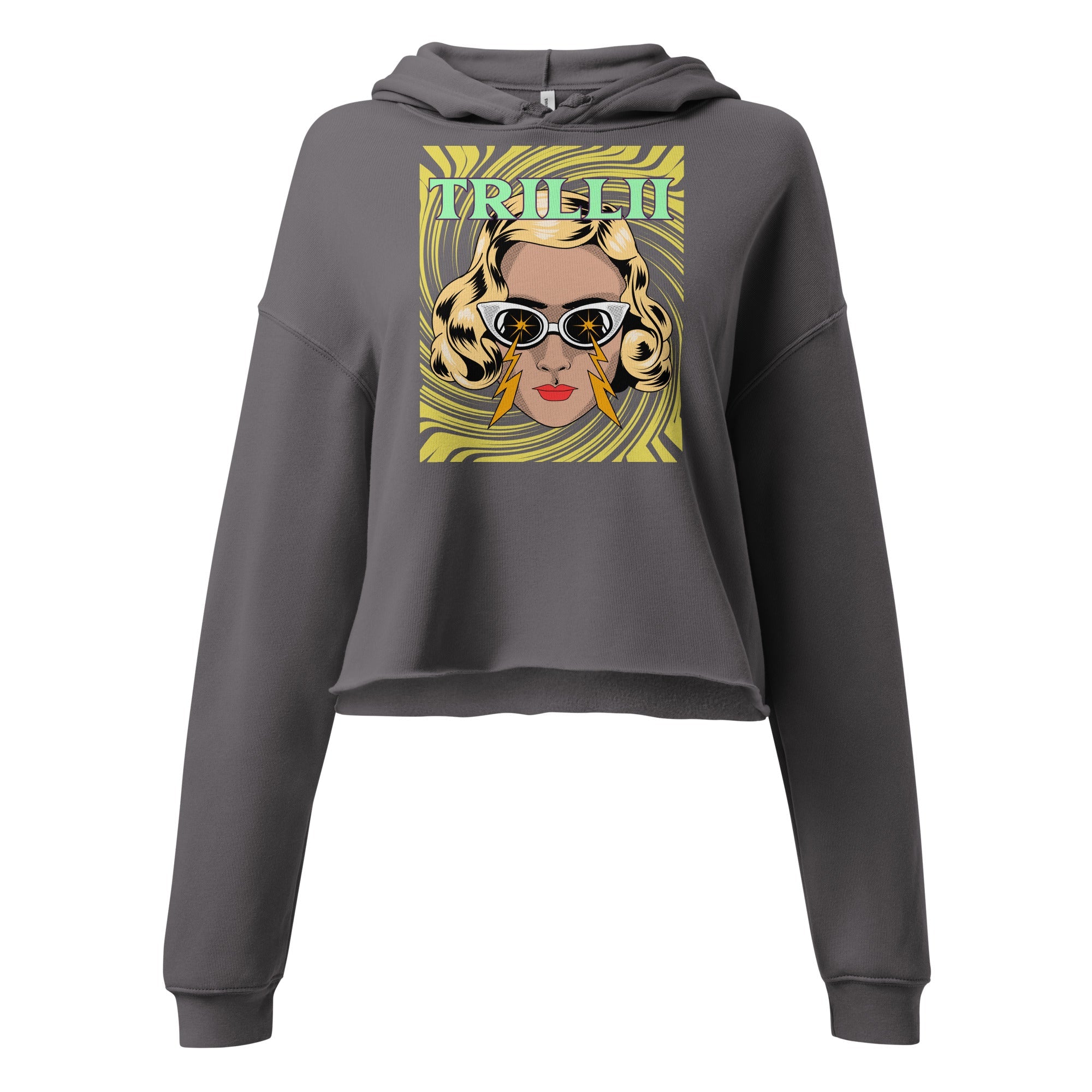 Stunning Gaze (Crop Hoodie - FB0146) - Trillii