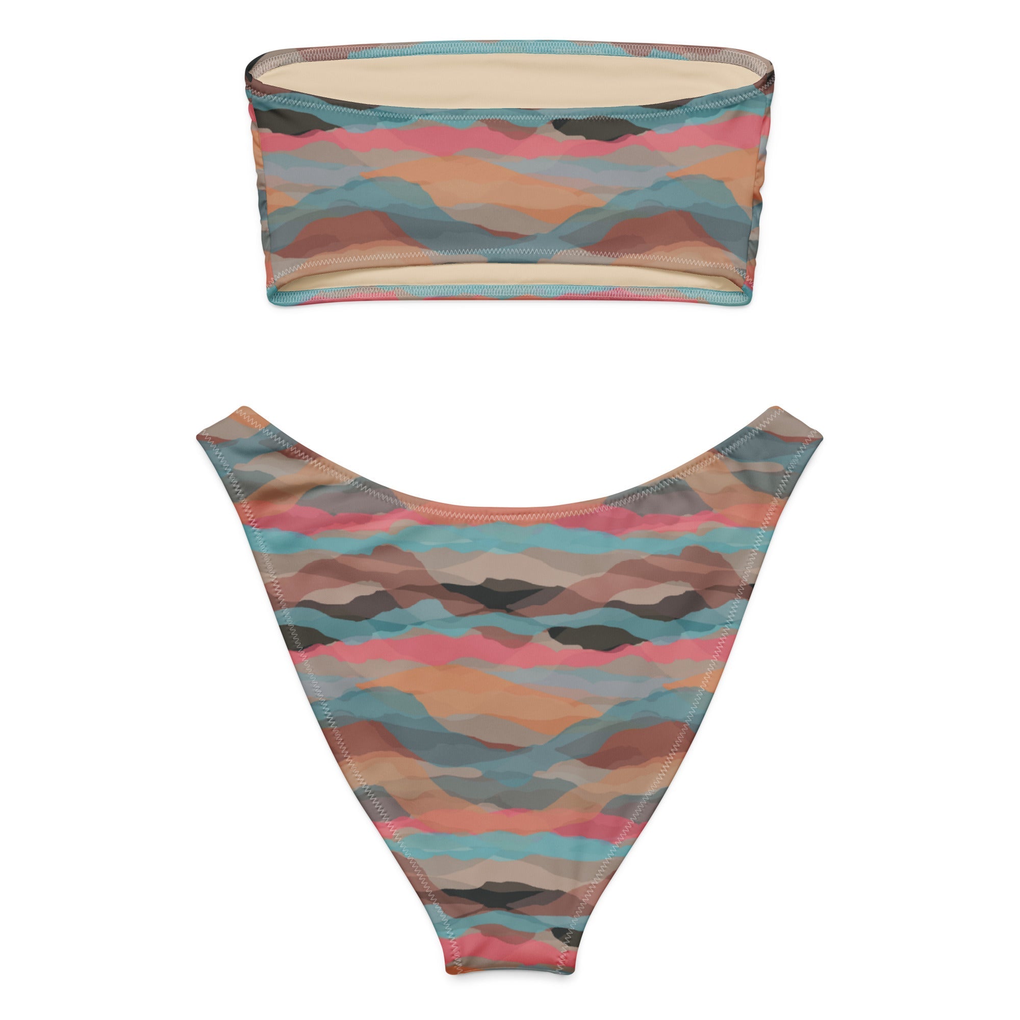 Summer Range (Bandeau Bikini Set - FB0107) - Trillii