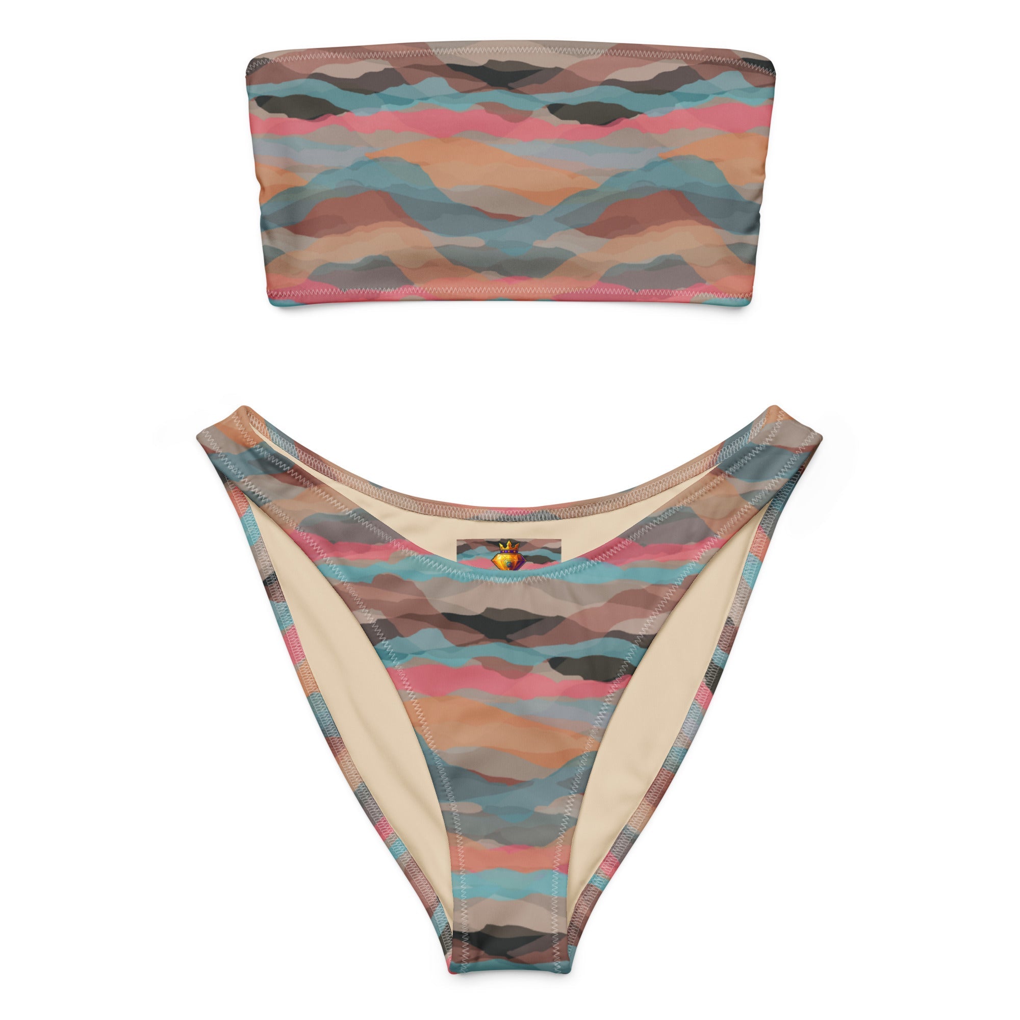 Summer Range (Bandeau Bikini Set - FB0107) - Trillii